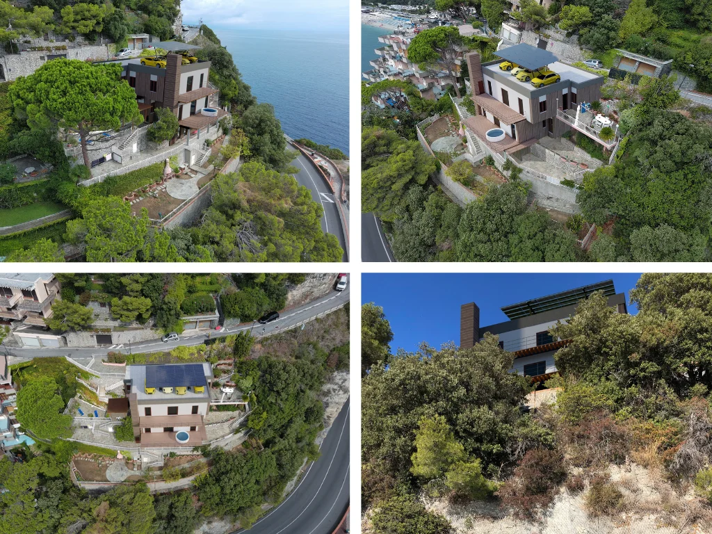 Collaborazione per la redazione della sezione grafica - fotoinserimenti - all'interno della Relazione Paesaggistica per la ristrutturazione di un immobile affacciato direttamente sul mar e dunque sottoposto al vincolo paesaggistico. (ITA)